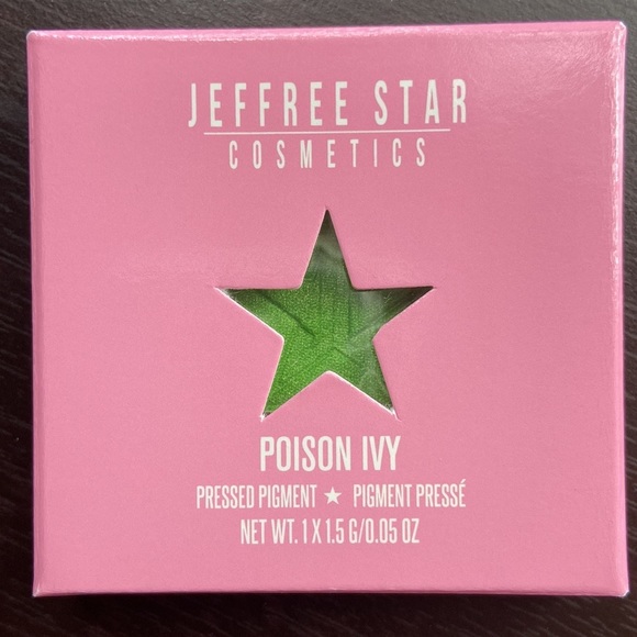 Jeffree Star Other - NEW! JEFFREE STAR Pressed Pigment Eye Shadow Single POISON IVY Metallic Green